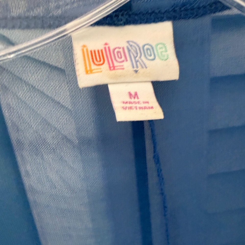 LuLaRoe Sheer Navy Blue Duster Cardigan - Picture 2 of 3